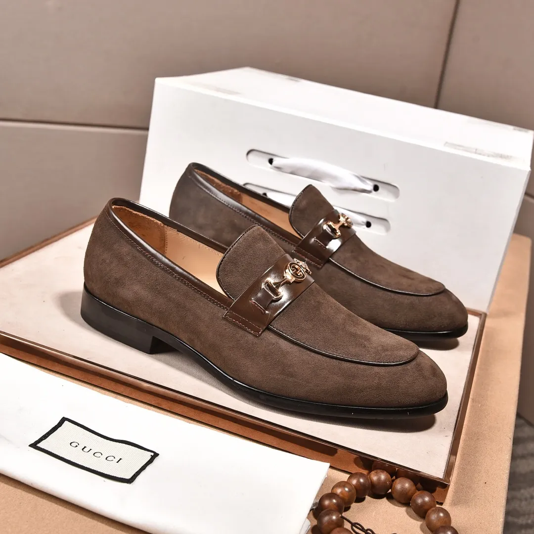 Men's shoes💰540📛📛Original (water-dyed cowhide) Gucci GUCCI official website formal shoes🌀 Italian🇮🇹imported cowhide➕top imported water-dyed cowhide lining💋Finely handmade original bottom, the real thing looks better when photographed in person Standard size 38-44